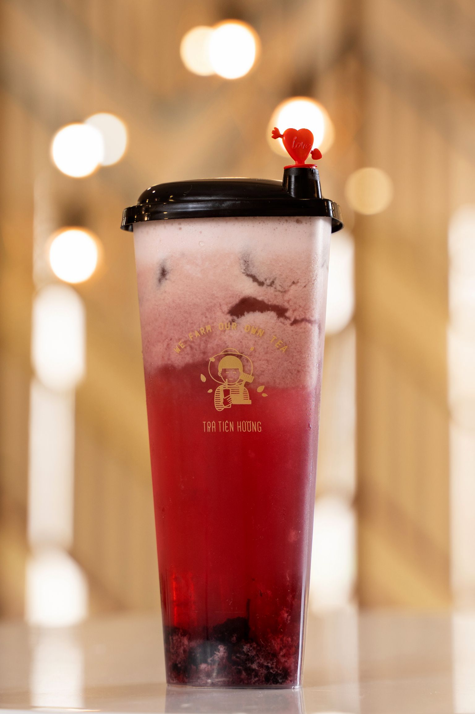 trà xanh dâu tầm calpis trà tiên hưởng gotcha