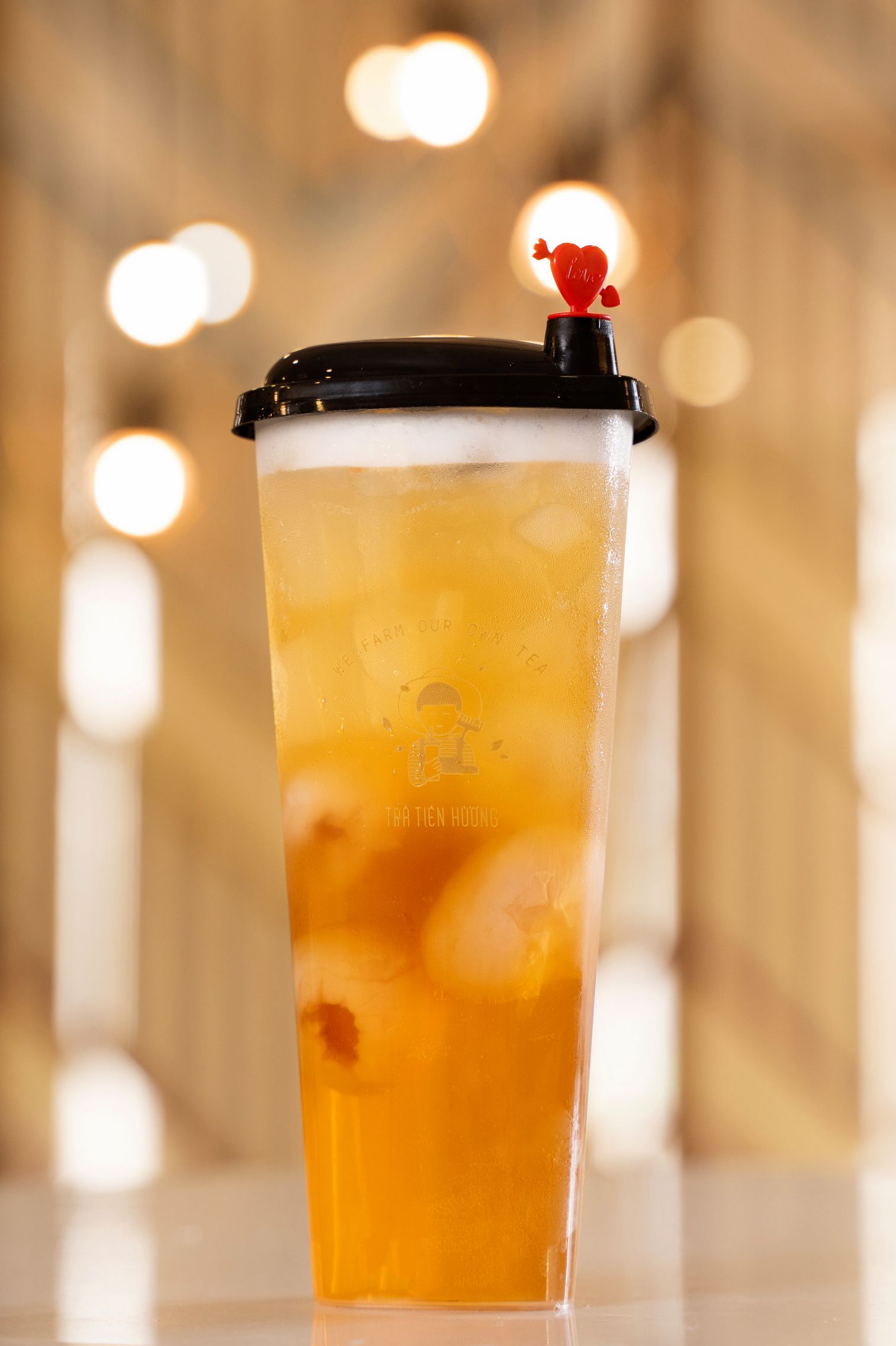 trà xanh vải trà tiên hưởng gotcha